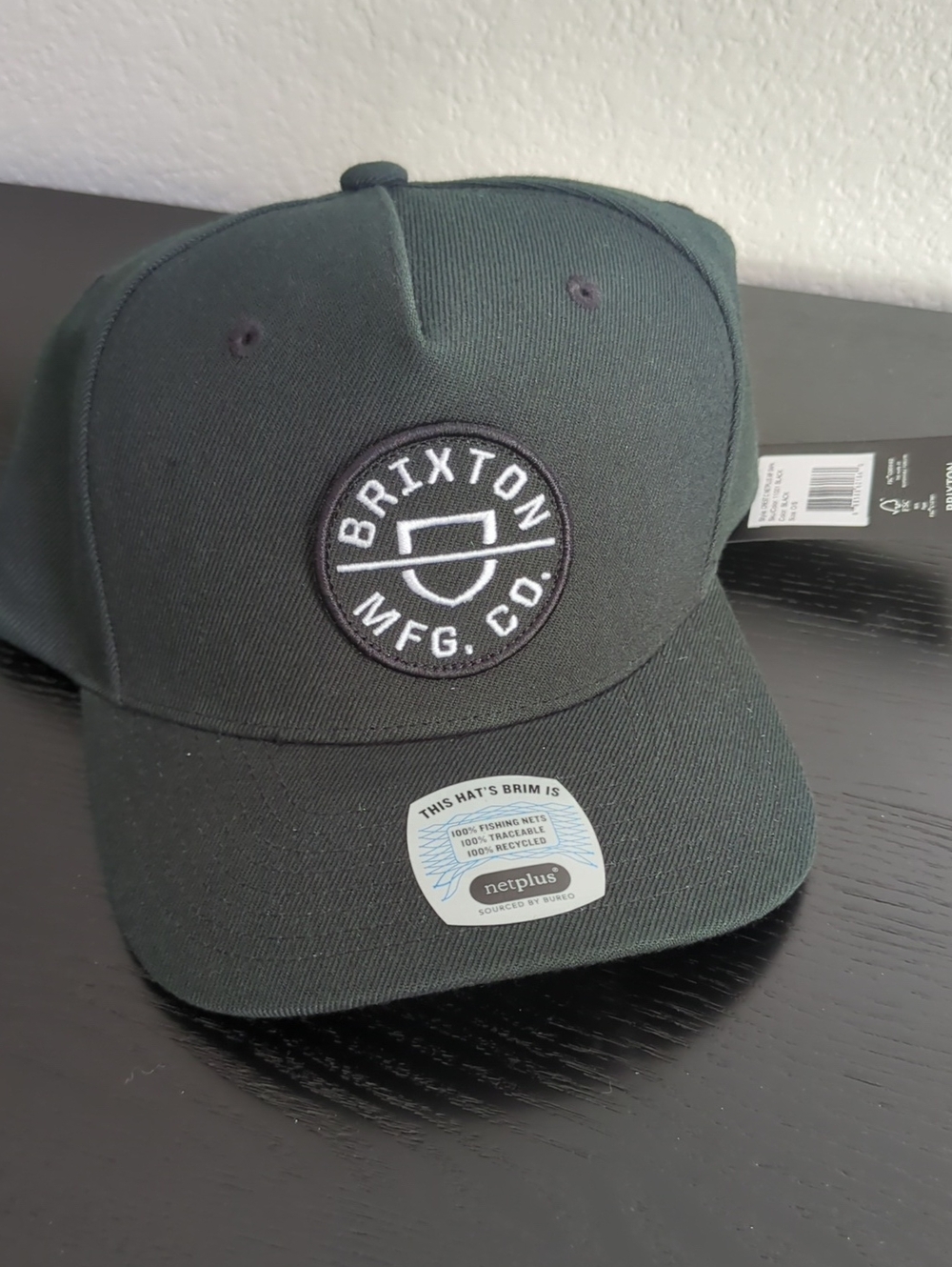 Brixton Forest Green Snapback Hat with Embroidered Patch
